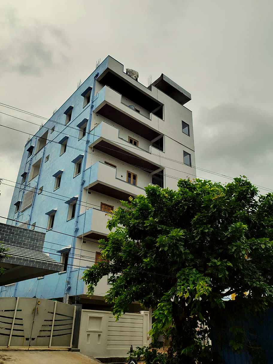 Completed A1 Residency apartment building, RTC Colony Machilipatnam