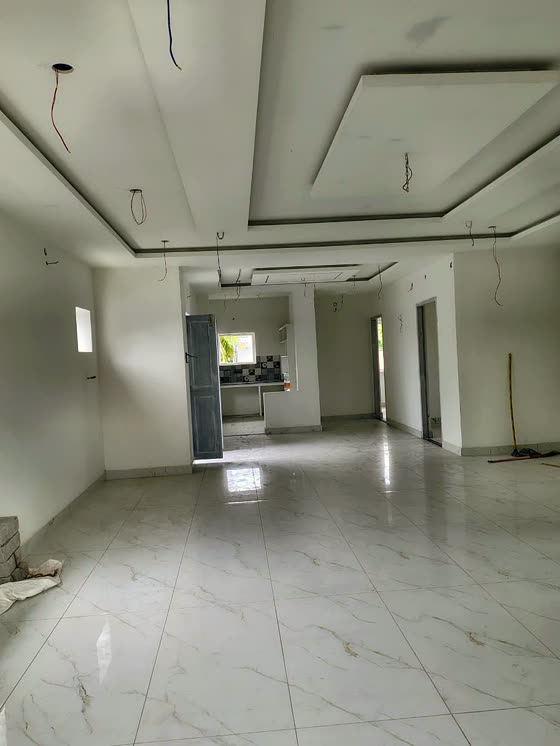 Sunlit east-facing living hall